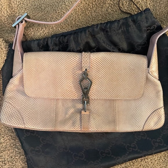 Gucci python leather Jackie - Picture 1 of 3